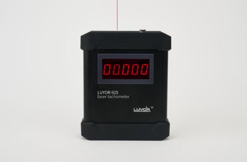 LUYOR-925便携式激光转速表远距离高精度在线连续数天测量的激光转速表